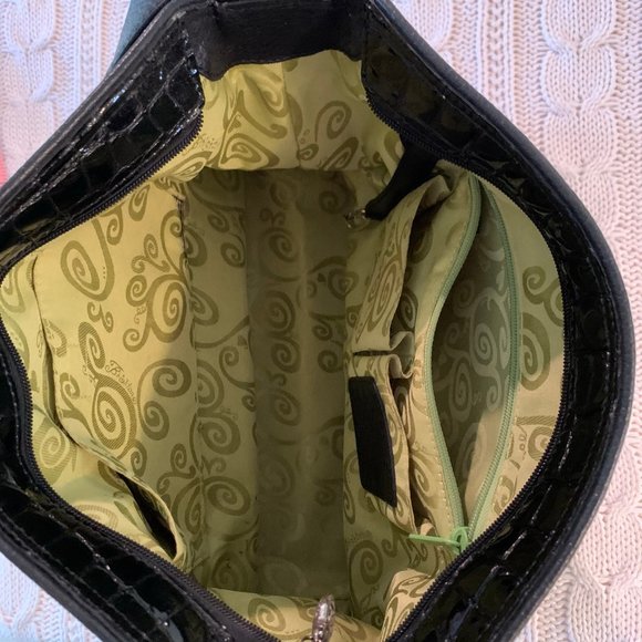 Brighton Black Leather Handbag - Picture 5 of 8